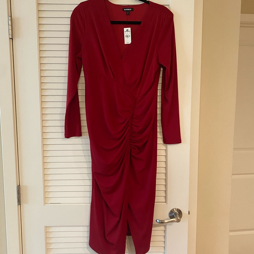 BRAND NEW RED EXPRESS DRESS